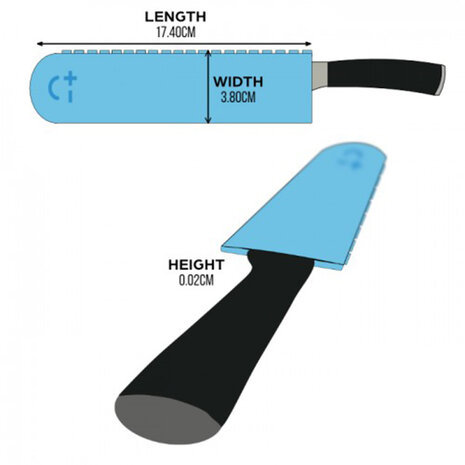 Ambrogio Sanelli Magnetic hard shell knife guard 16,5 x 2,5cm Ambrogio Sanelli Magnetic hard shell knife guard 16,5 x 2,5cm