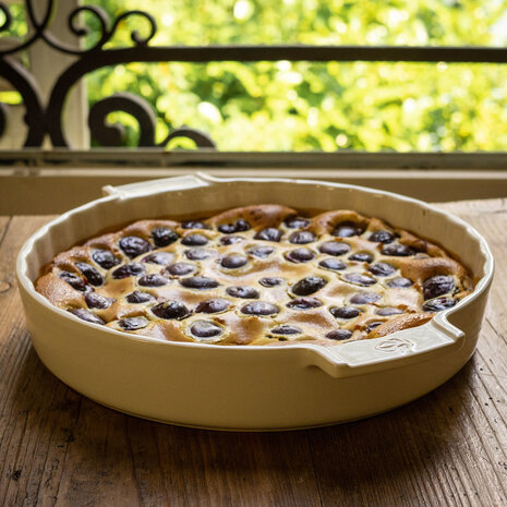 Peugeot Appolia Ceramic Tart Dish 30cm Ecru Peugeot Appolia Ceramic Tart Dish 30cm Ecru