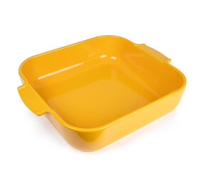 Peugeot Appolia Ceramic square oven pan 36cm Saffron Yellow Peugeot Appolia Ceramic square oven pan 36cm Saffron Yellow