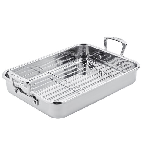 Scanpan Impact roaster 43x28cm with rack