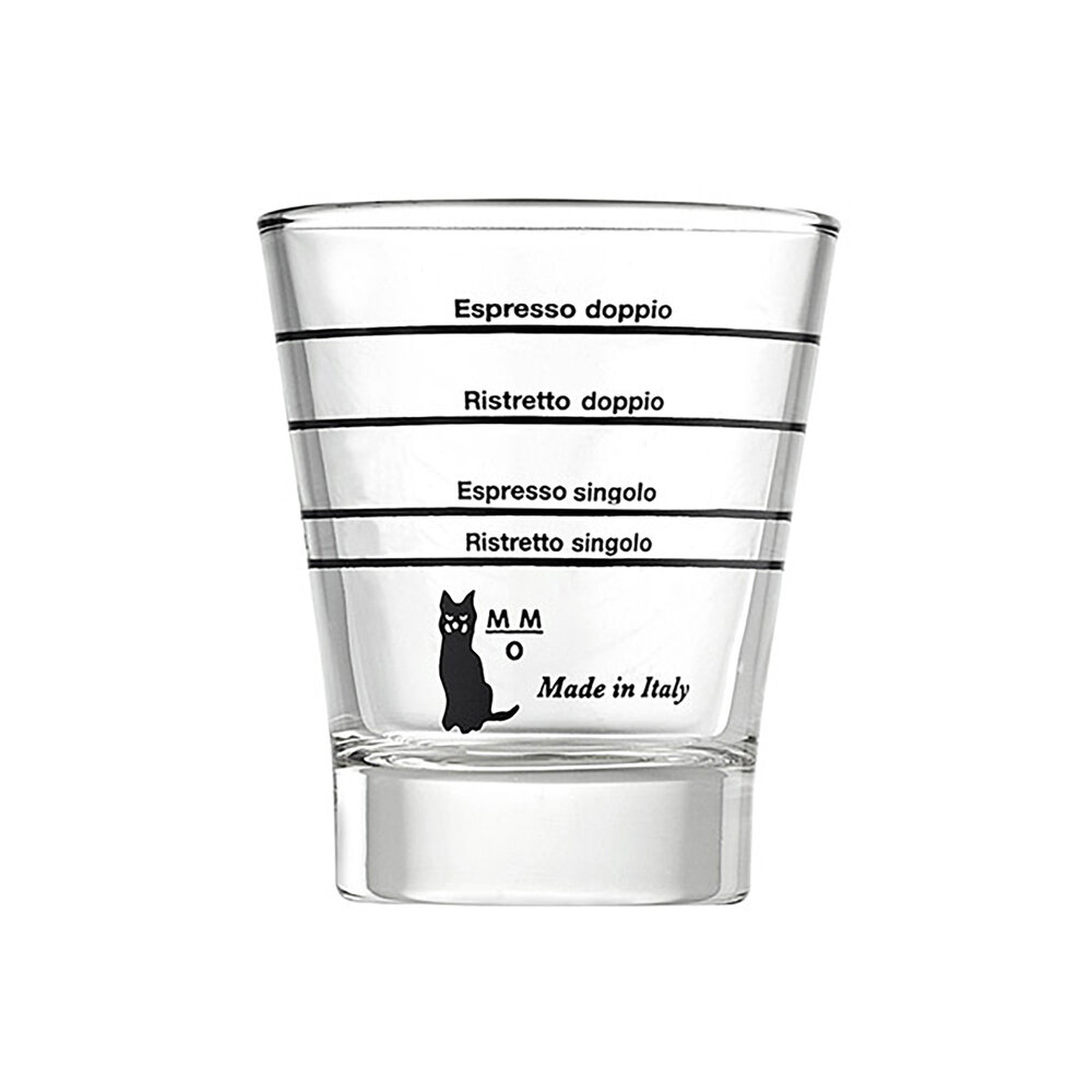 Motta Espresso shot glass with measurements Motta Espresso shot glass with measurements