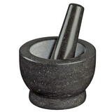 Cilio Dark marble mortar and pestle Venus 10cm