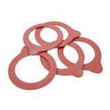 Weckpotring 6,5cm rood zak 5/st