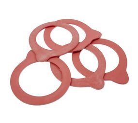 5 swing-top jar rings 6,5cm