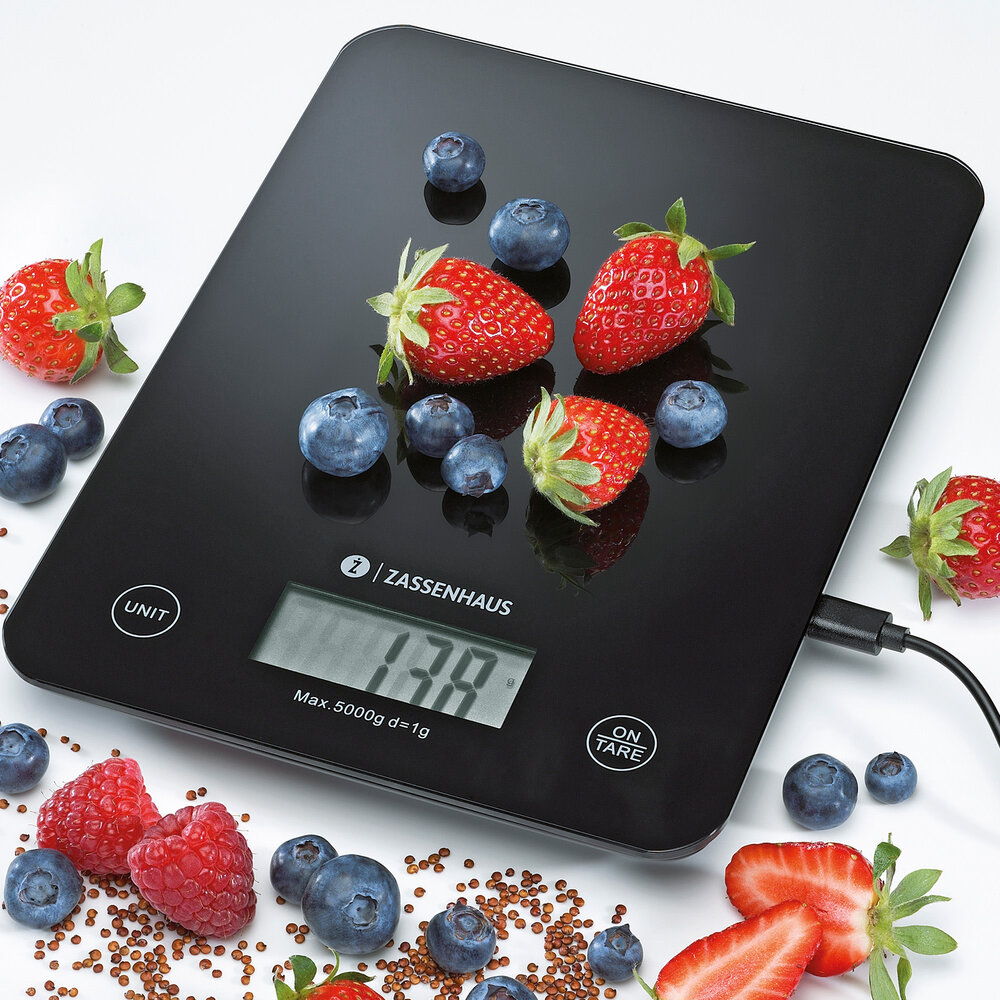 Zassenhaus USB-charged kitchen scale Zassenhaus USB-charged kitchen scale