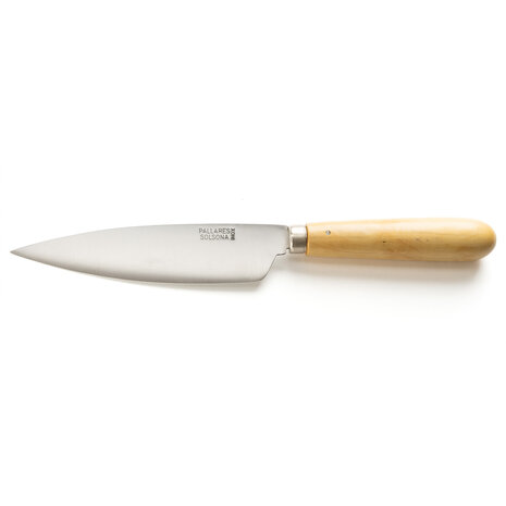 Pallares Solsona Stainless steel table knife / steak knife 13cm with boxwood handle