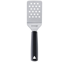 Spatel met knik en gaatjes 10cm Spatel met knik en gaatjes 10cm