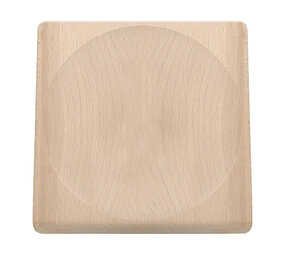 Cutting board for cradle knife