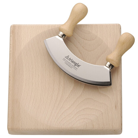 Cutting board for cradle knife Cutting board for cradle knife