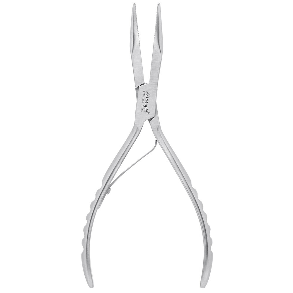 Stainless steel fish pliers with angled tip Stainless steel fish pliers with angled tip