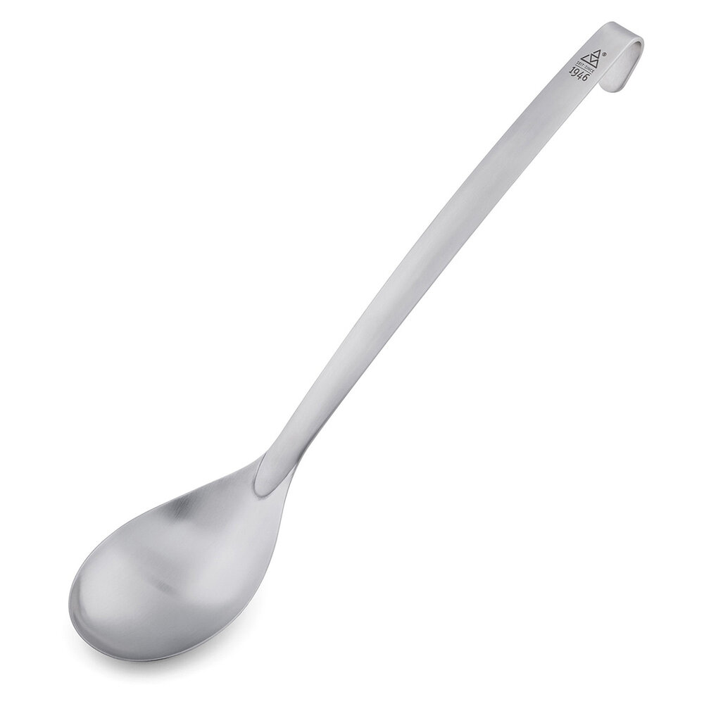 Stainless steel serving spoon