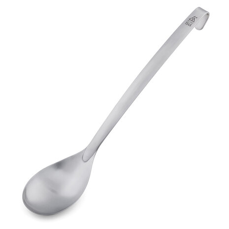 Stainless steel serving spoon