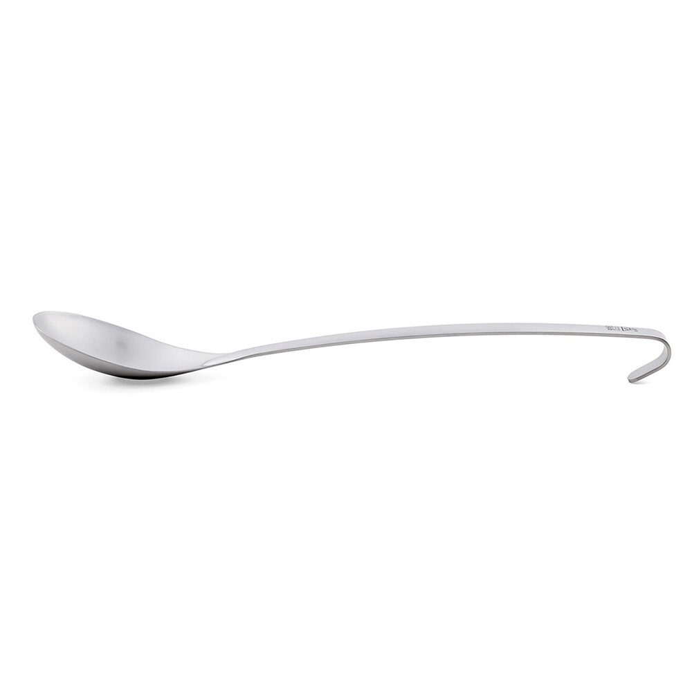 Stainless steel serving spoon