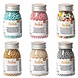 Decora Edible metallic gold sugar pearls ⌀4 mm, 100 g