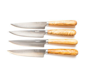 Pallares Solsona 4 steak knives 12cm inox olivewood Pallares Solsona 4 steak knives 12cm inox olivewood
