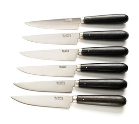 Pallares Solsona 6 steak knives 12cm inox ebony Pallares Solsona 6 steak knives 12cm inox ebony