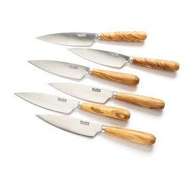 Pallares Solsona 6 steak knives 13cm inox olivewood Pallares Solsona 6 steak knives 13cm inox olivewood