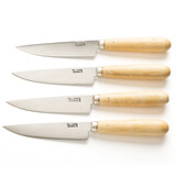 Pallares Solsona 4 steak knives 12cm inox boxwood Pallares Solsona 4 steak knives 12cm inox boxwood
