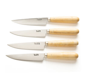 Pallares Solsona 4 steak knives 12cm inox boxwood Pallares Solsona 4 steak knives 12cm inox boxwood