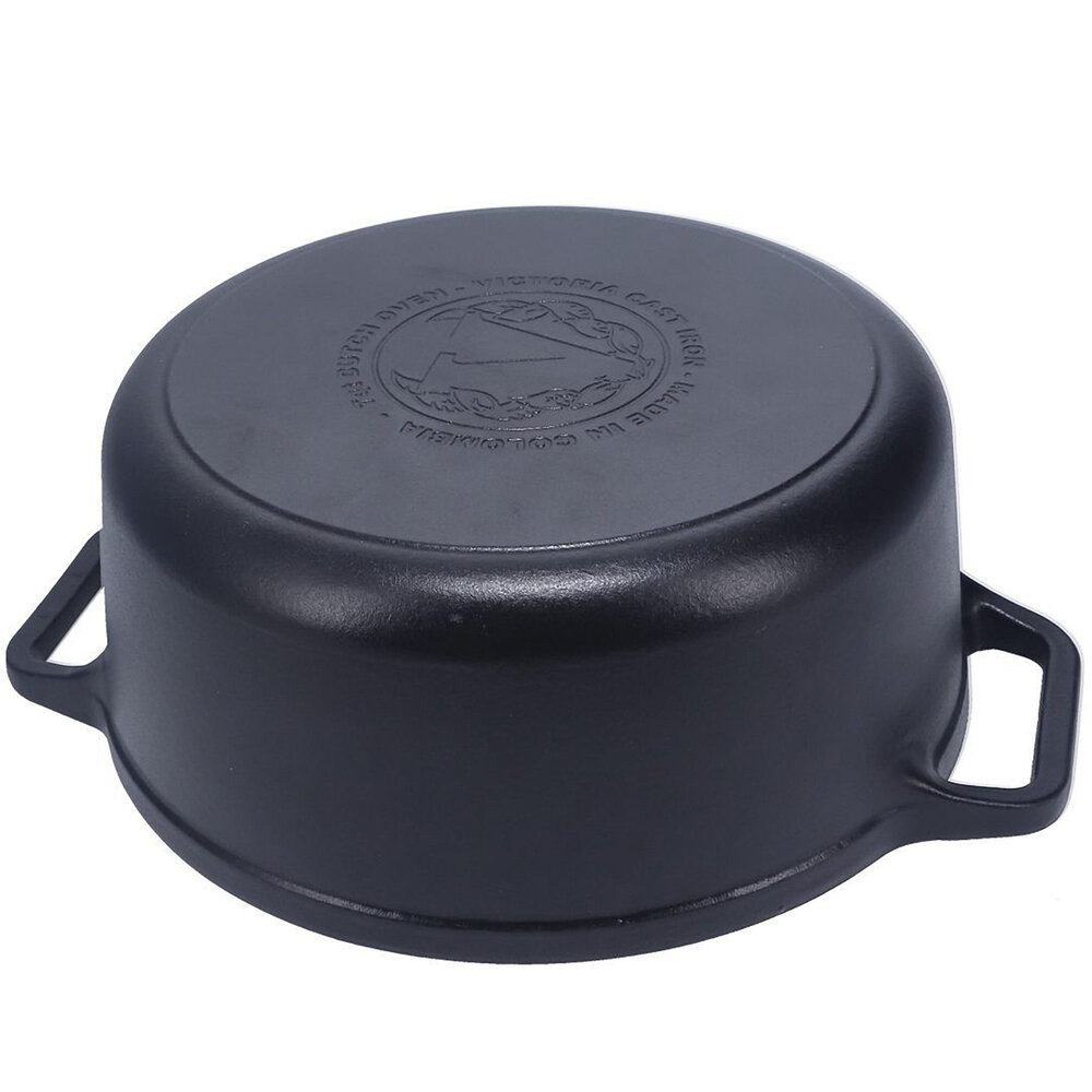 Victoria Geëmailleerde gietijzeren braadpan 28cm 6,6L Victoria Geëmailleerde gietijzeren braadpan 28cm 6,6L