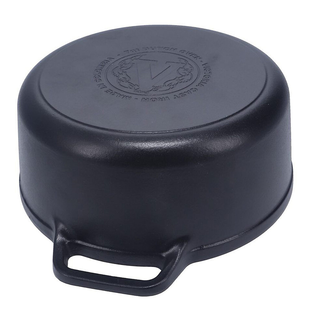 Victoria Geëmailleerde gietijzeren braadpan 26cm 5,7L