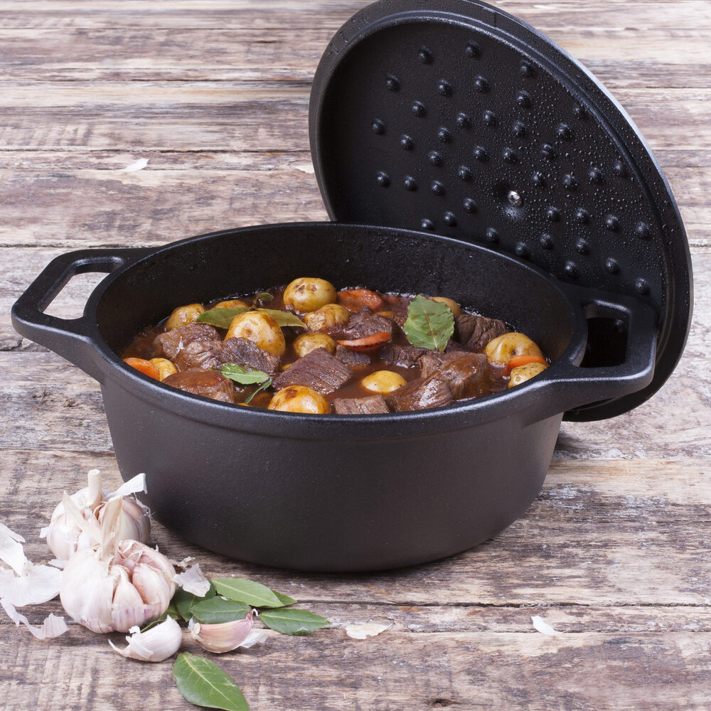 Victoria Geëmailleerde gietijzeren braadpan 24cm 3,8L Victoria Geëmailleerde gietijzeren braadpan 24cm 3,8L