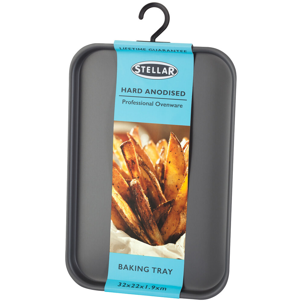 Bakplaat hard geanodiseerd 30x20x1,5cm