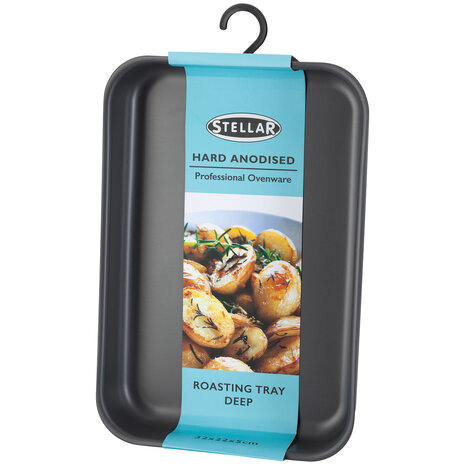 Bakplaat hard geanodiseerd 30x20x5cm Bakplaat hard geanodiseerd 30x20x5cm