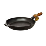 Maysternya Cast iron frying pan 26cm with wooden handle