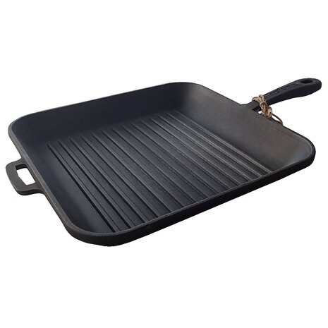 Maysternya Gietijzeren vierkante grillpan 28x28cm