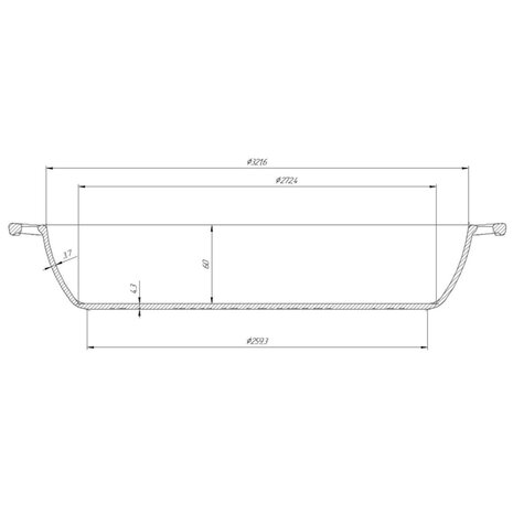 Maysternya Cast iron casserole 32cm Maysternya Cast iron casserole 32cm