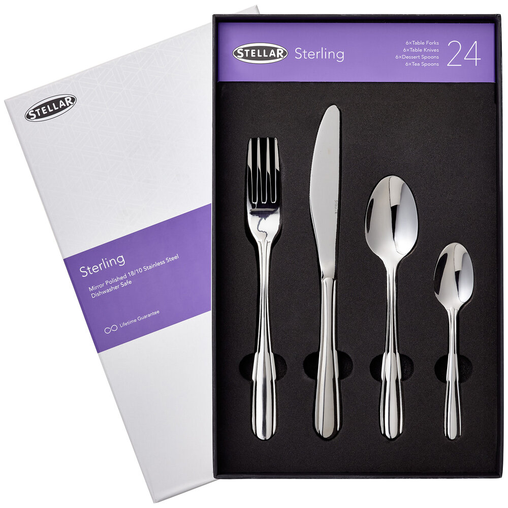 Sterling 24-piece cutlery set Sterling 24-piece cutlery set