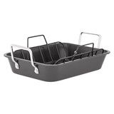 Non-stick roaster with rack 40x28cm Non-stick roaster with rack 40x28cm