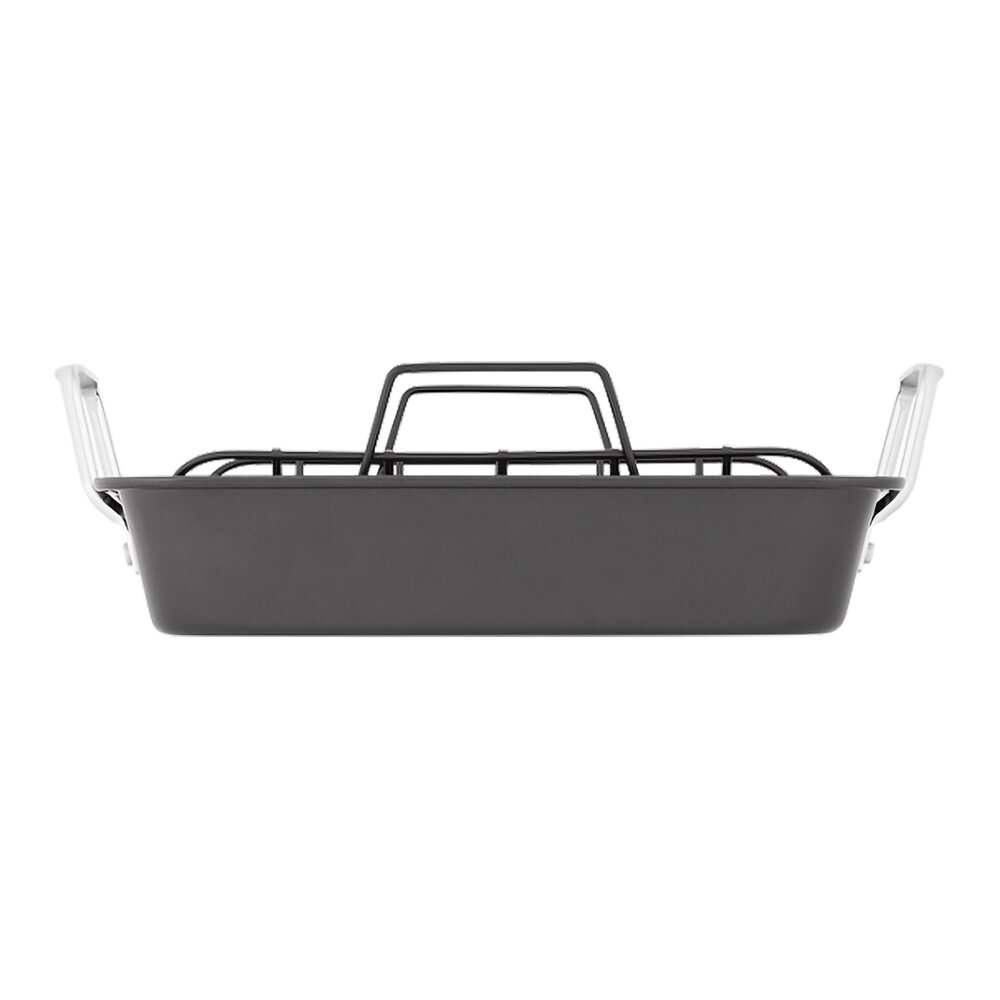 Non-stick roaster with rack 40x28cm