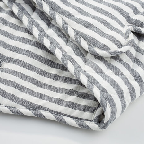 Double oven gloves 100cm grey stripe Double oven gloves 100cm grey stripe