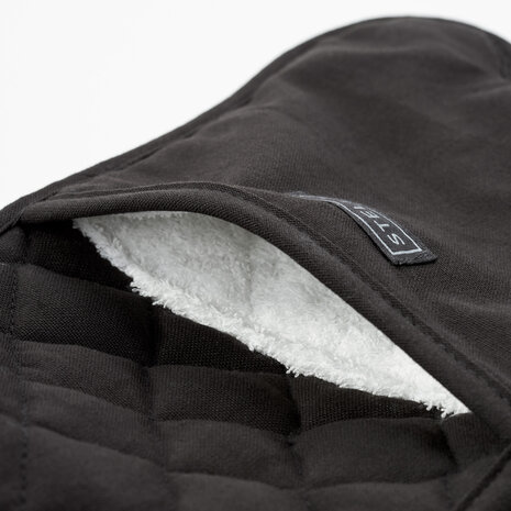 Double oven mitts 100cm black Double oven mitts 100cm black