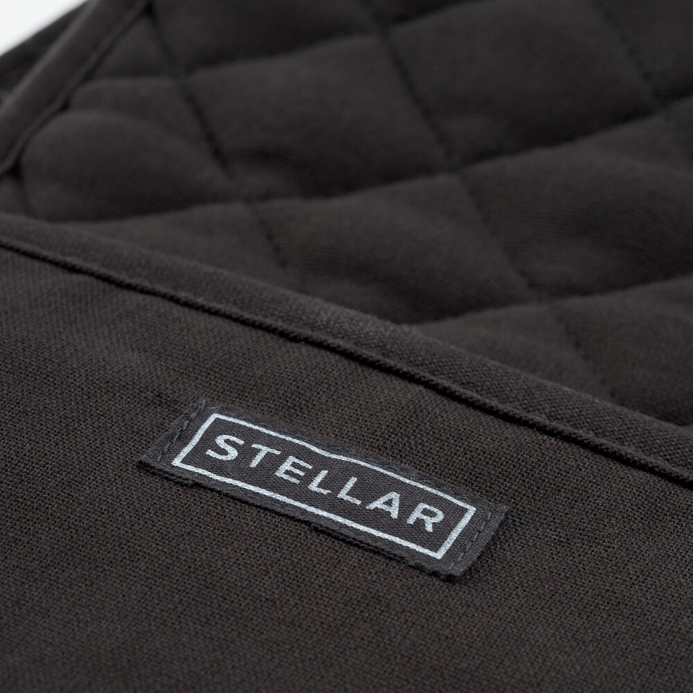 Double oven mitts 100cm black Double oven mitts 100cm black