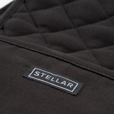 Double oven mitts 100cm black Double oven mitts 100cm black