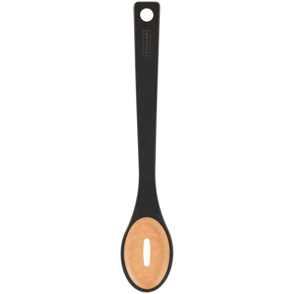 Houtvezel lepel met sleuf