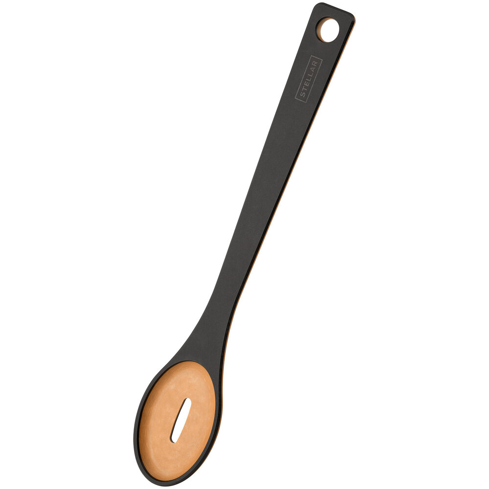 Wood fiber slotted spoon Wood fiber slotted spoon