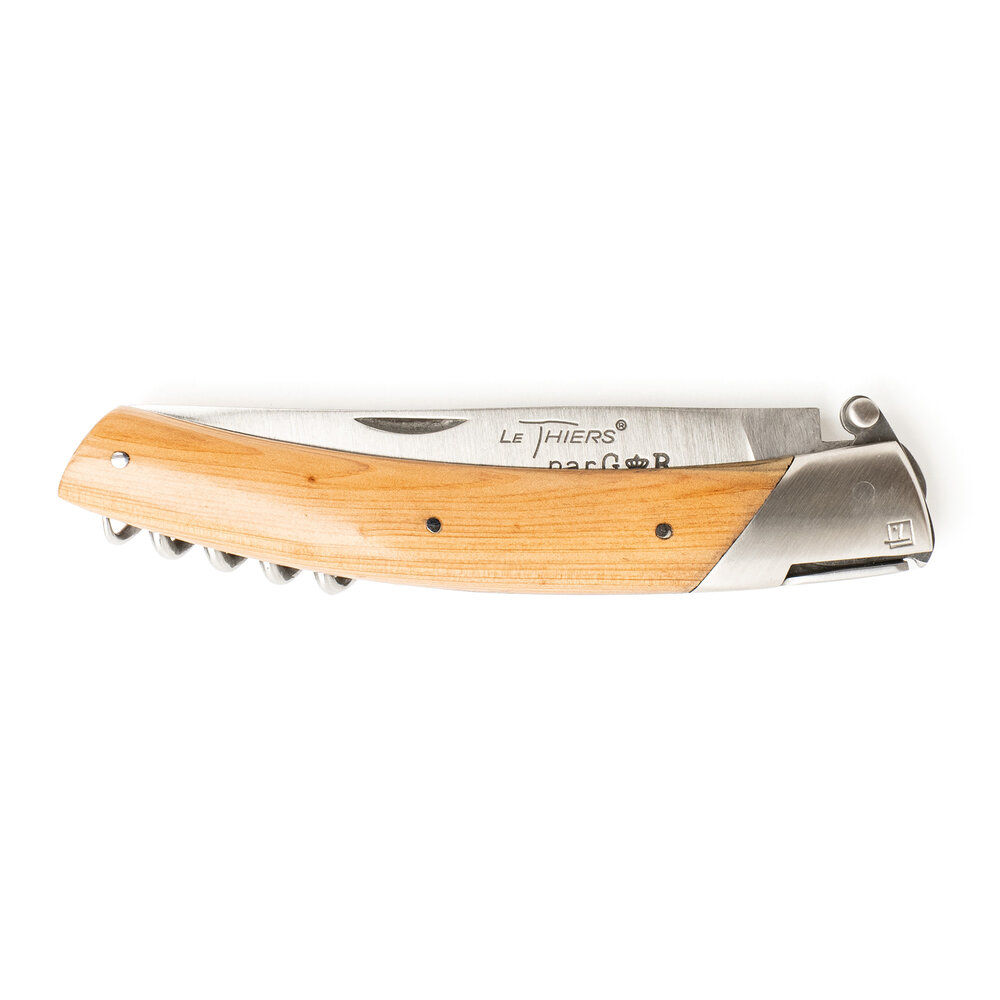Coutellerie G.R. Le Thiers Sésame folding knife "2 pièces" 11cm juniper Coutellerie G.R. Le Thiers Sésame folding knife "2 pièces" 11cm juniper