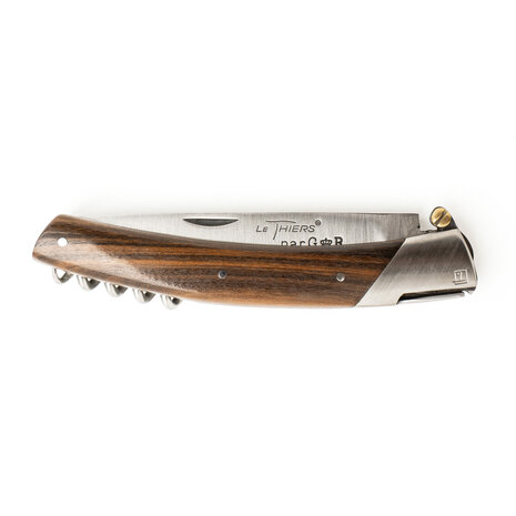 Coutellerie G.R. Le Thiers Sésame folding knife "2 pièces" 11cm tabebuia Coutellerie G.R. Le Thiers Sésame folding knife "2 pièces" 11cm tabebuia