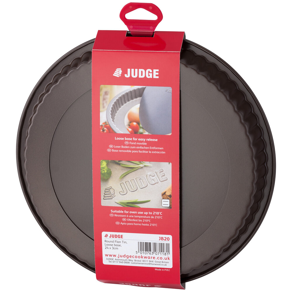 Judge Vlaai- / quichevorm 24cm met losse bodem
