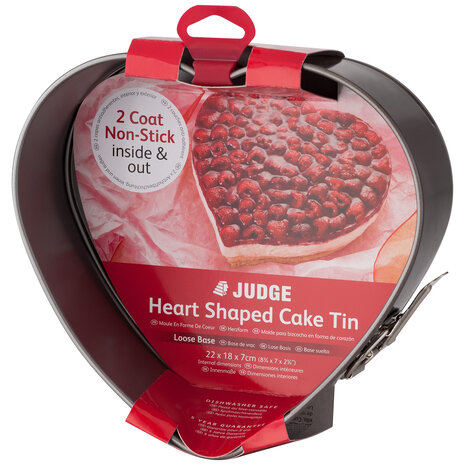 Judge Heart springform pan 22x18x7cm