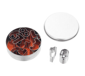Judge 10 piece 2,5cm numbers cutter set Judge 10 piece 2,5cm numbers cutter set