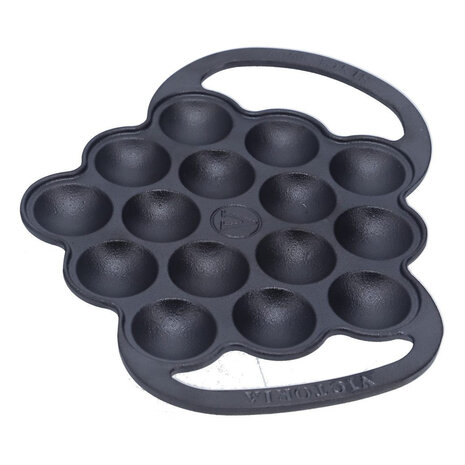 Victoria Seasoned cast iron poffertjespan