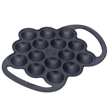 Victoria Seasoned cast iron poffertjespan