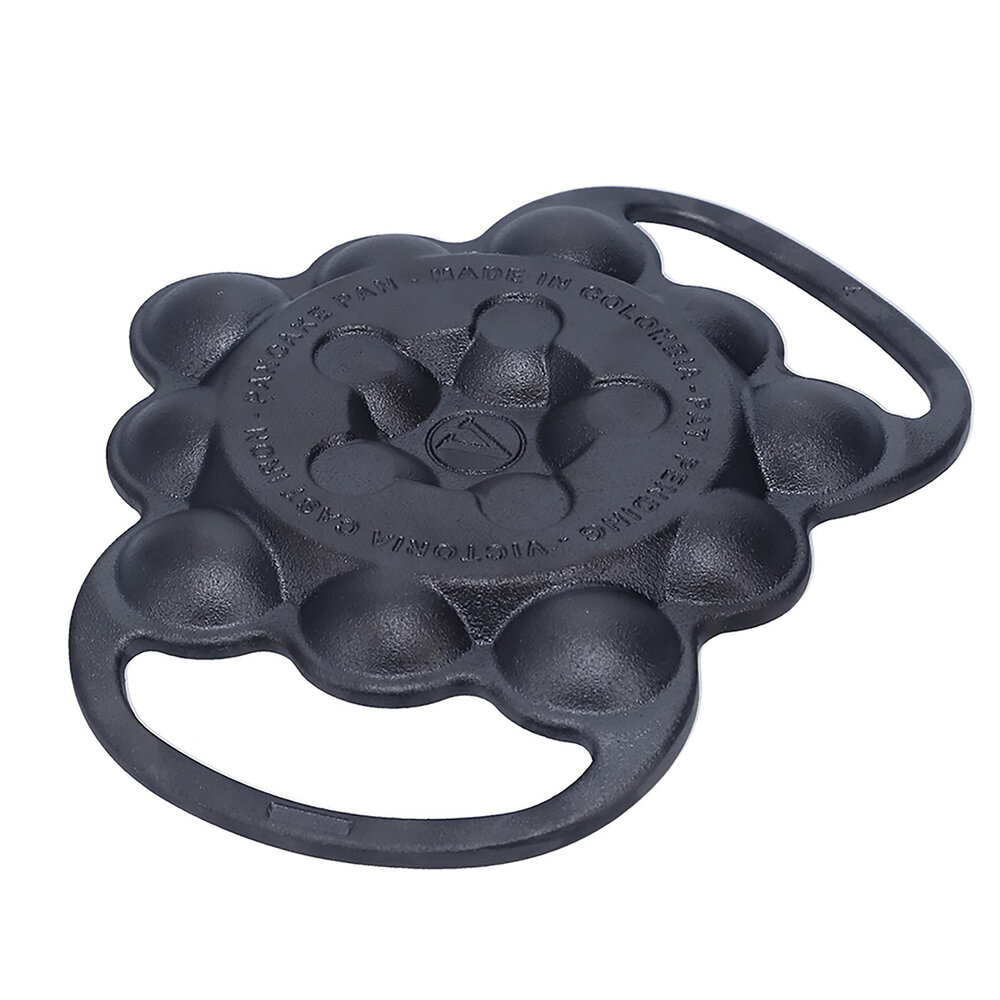 Victoria Seasoned cast iron poffertjespan