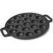 Enameled cast iron poffertjes pan 24cm black Enameled cast iron poffertjes pan 24cm black