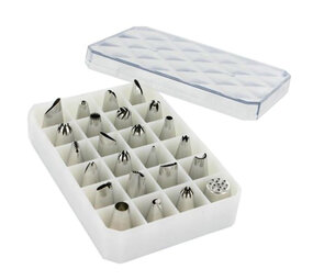 Patis Decor 24 piece piping nozzle set Patis Decor 24 piece piping nozzle set